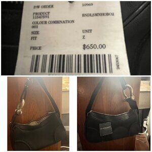 Burberry Black Leather Bag